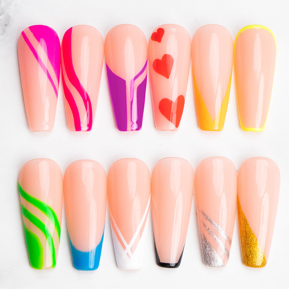 Nail Art Manicure Drawing Phototherapy ted Glue 3D Spray t Gel 12 Color Set Box