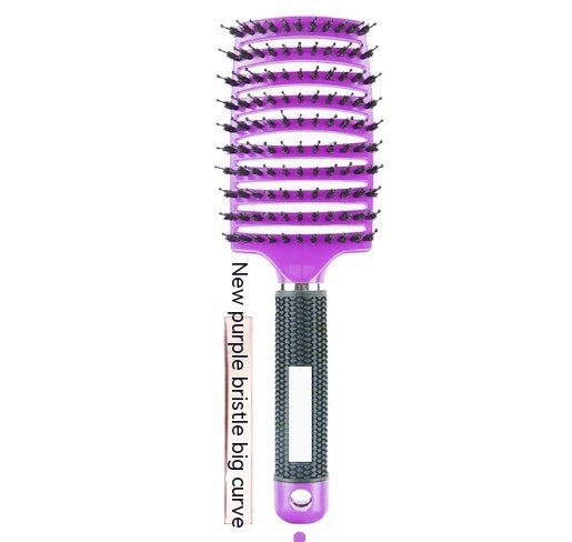 Big Curved Comb Bristle Massage Comb Eight Claws