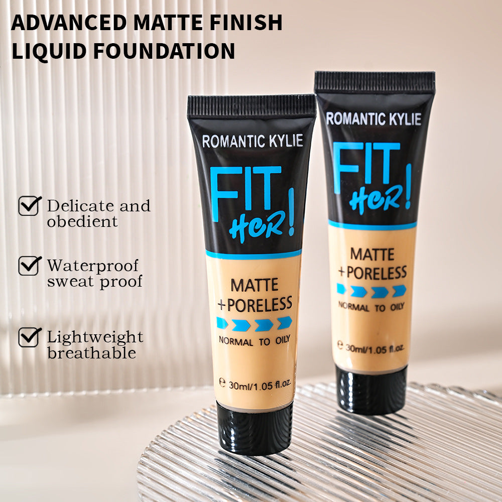 Fit Her Nourishing Concealer Matte Brightening Lasting Liquid Foundation