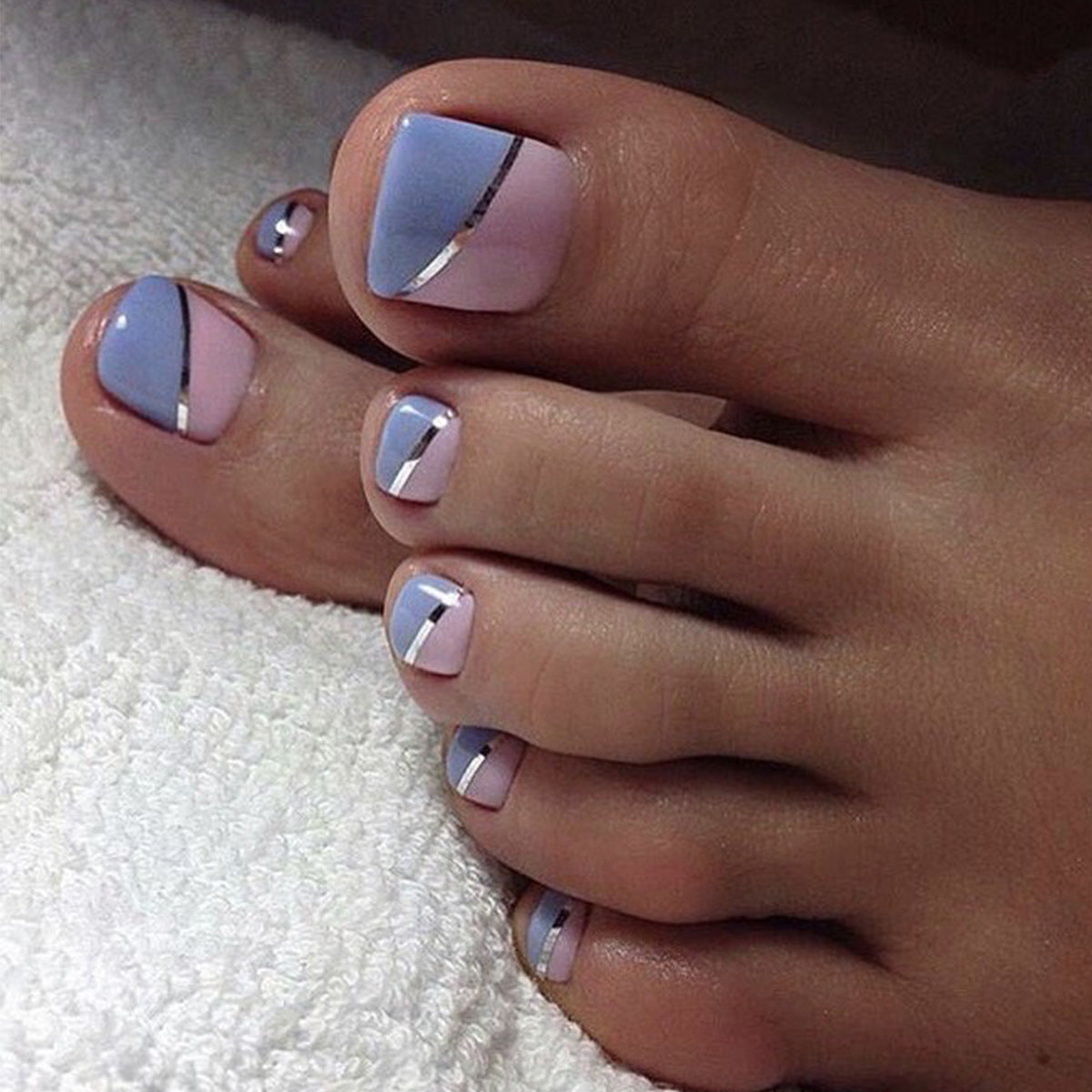 French Wear Nail Finished Nail Beauty Toenail Patch Removable