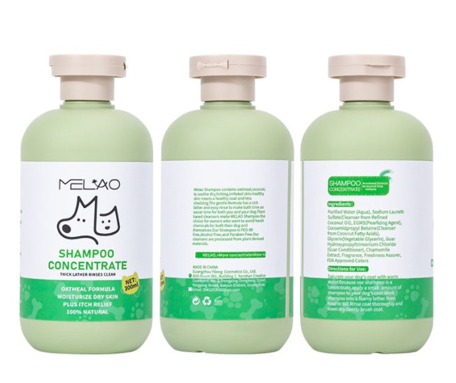 Melao Hair Care Gentle Pet Oat Bath Shampoo