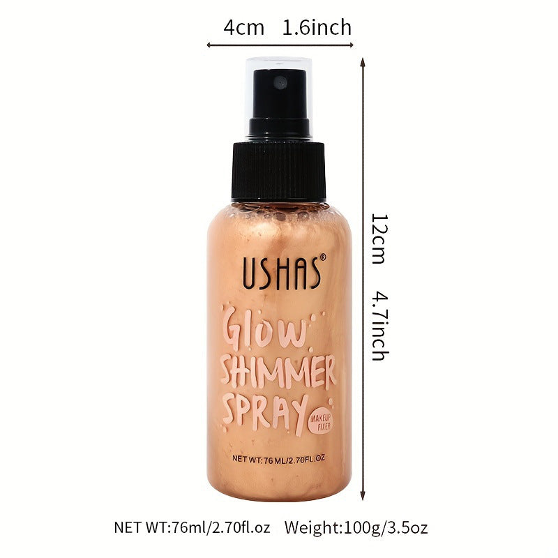 Ushas High Gloss Brightening Liquid Foundation Concealer Waterproof