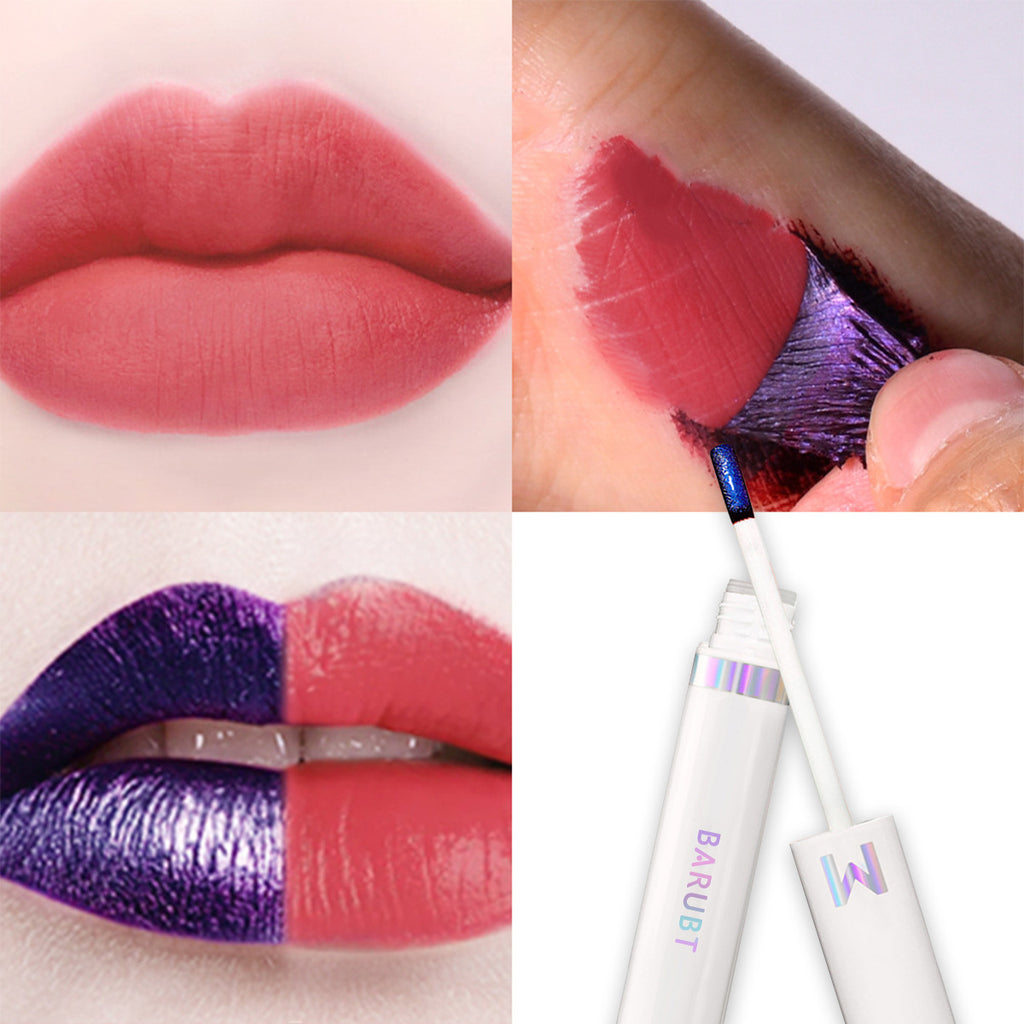 Barubt Long Lasting Waterproof Colorfast Nonstick Cup Mouth Matte Finish Color Retention Lip Lacquer