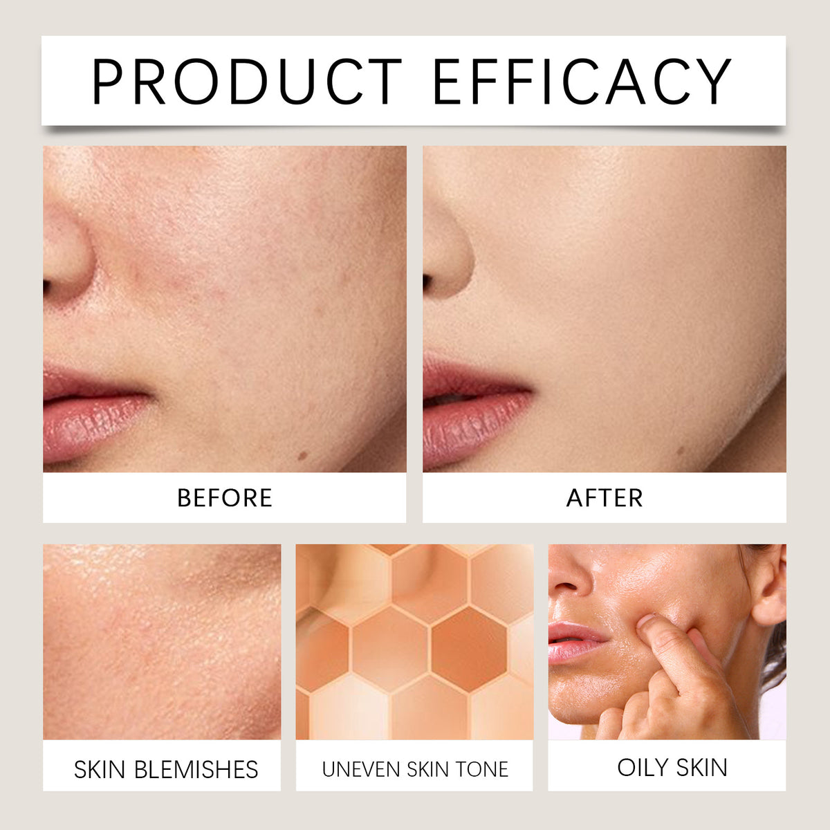 Ouhoe Women's Convenient Natural Concealing Foundation