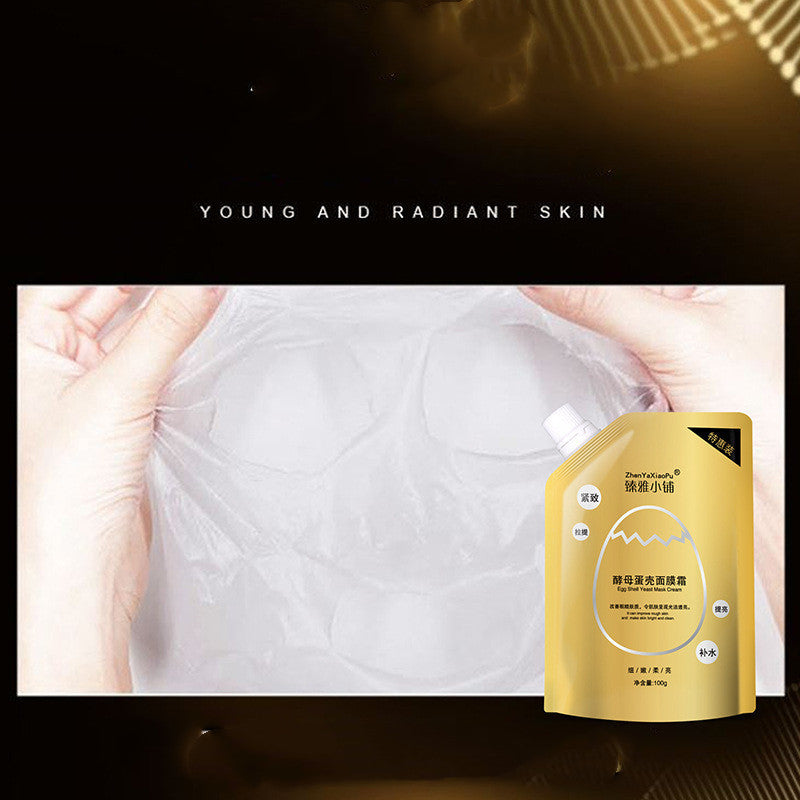 ZhenYaXiaopu Yeast Egg Shell Moisturizing Moisturizing Mask Cream