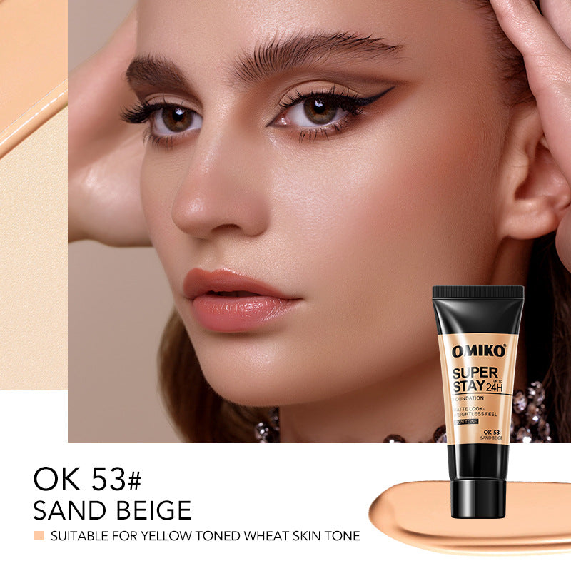 Omiko Smear-proof Makeup Liquid Foundation Concealer Nourishing Lady
