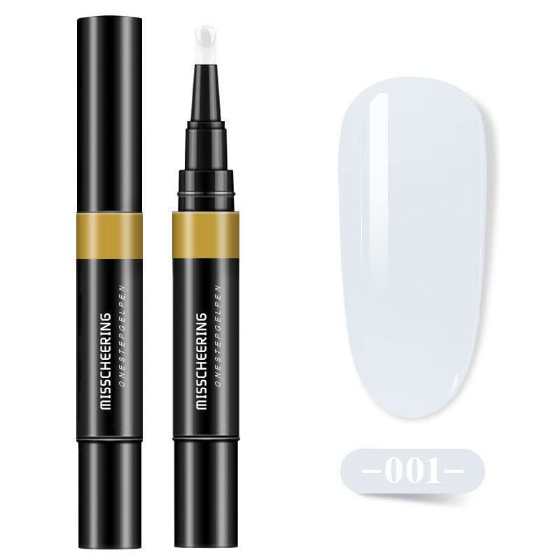 Misscheering One-step Glue Three-in-one Nail Polish Glue Pen Lazy Long-lasting Phototherapy Glue Nail Manicure