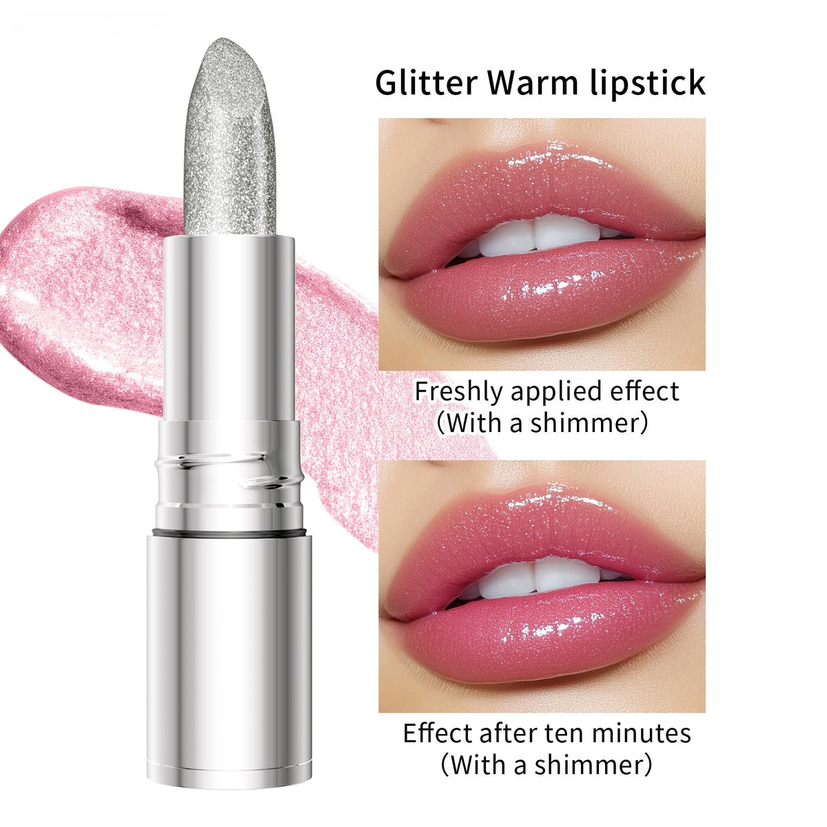Snail Girl Pearl Temperature Change Lipstick Nourishing Moisturizing