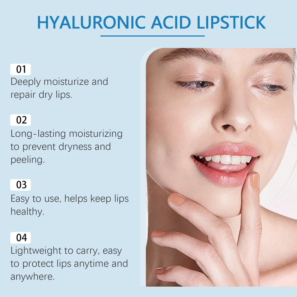 Hoygi Hyaluronic Acid Lipstick Care Gloss Moisturizing