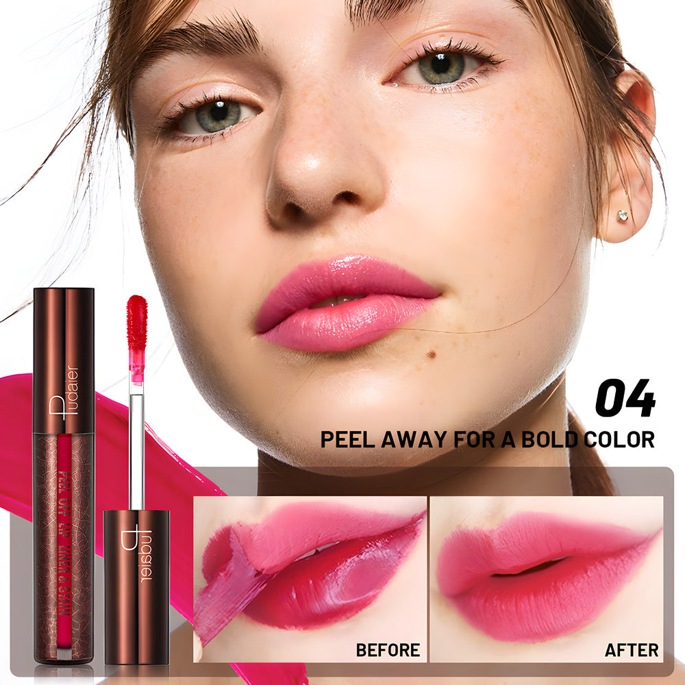 Pudaier Tear And Pull Lipstick Lip Liner Long-lasting Coloring