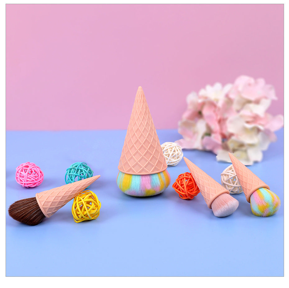 Snn & Tnn Ice Cream Cute Fiber Hair Makeup Brush