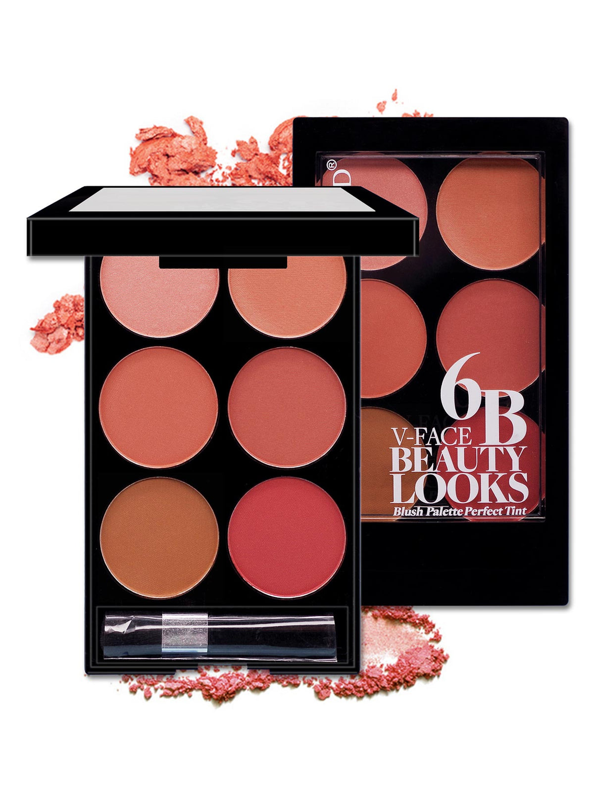 6B Make-up Multi-color Boutique Domestic Product Six-color Blush Nourishing Makeup