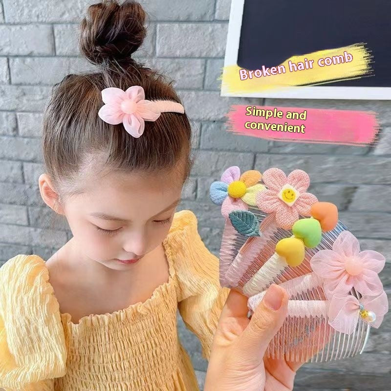 Children's Bangs Hair Comb Back Head Barrettes