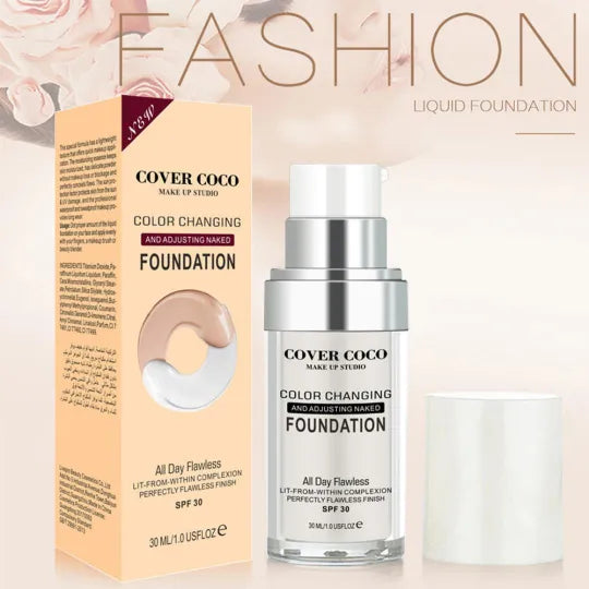 Cover Coco Concealing Foundation Temperature Change Skin Color
