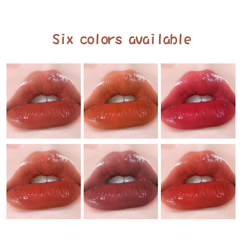 She Loves Long-lasting White Mirror Water Gloss Business Card Lip Glaze