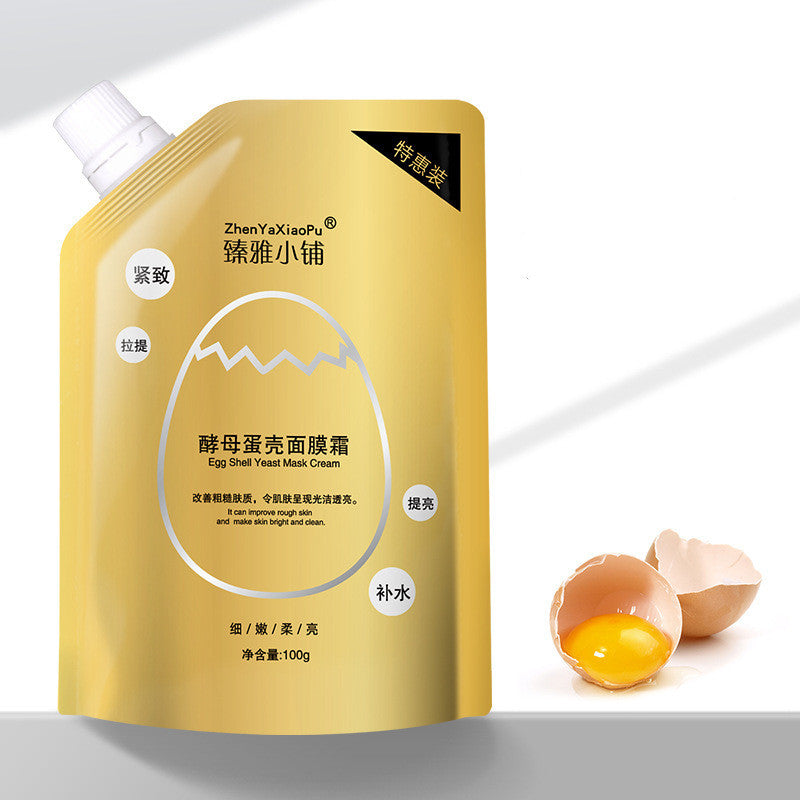 ZhenYaXiaopu Yeast Egg Shell Moisturizing Moisturizing Mask Cream