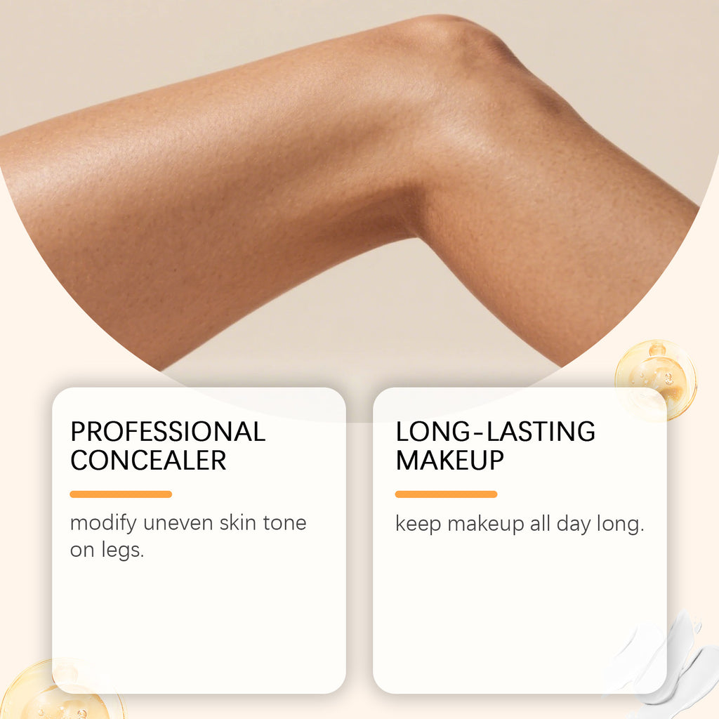 Zephoco Leg Concealer Foundation Cream Decorate Skin Tone