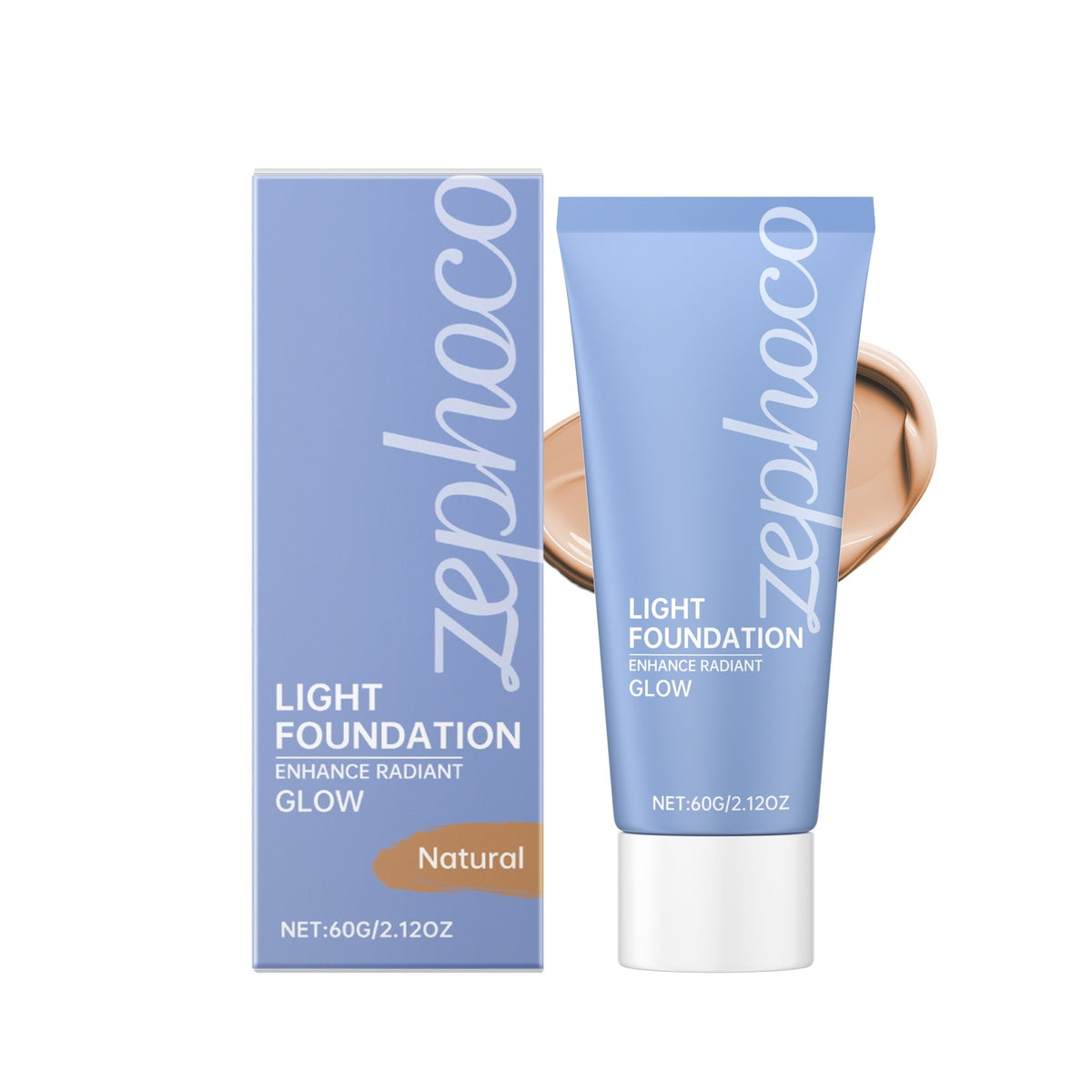 Zephoco Concealer Liquid Foundation