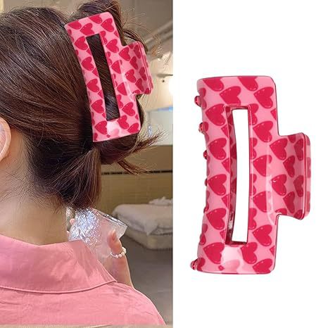 Heart Shape Printed Rectangle Grip