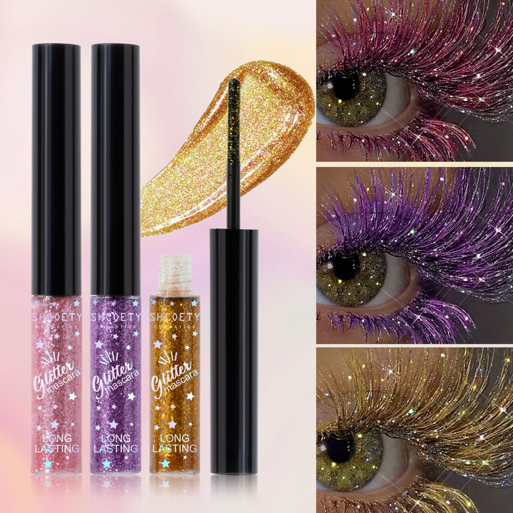 Shcoety Color Mascara 5 Colors Waterproof Not Smudge