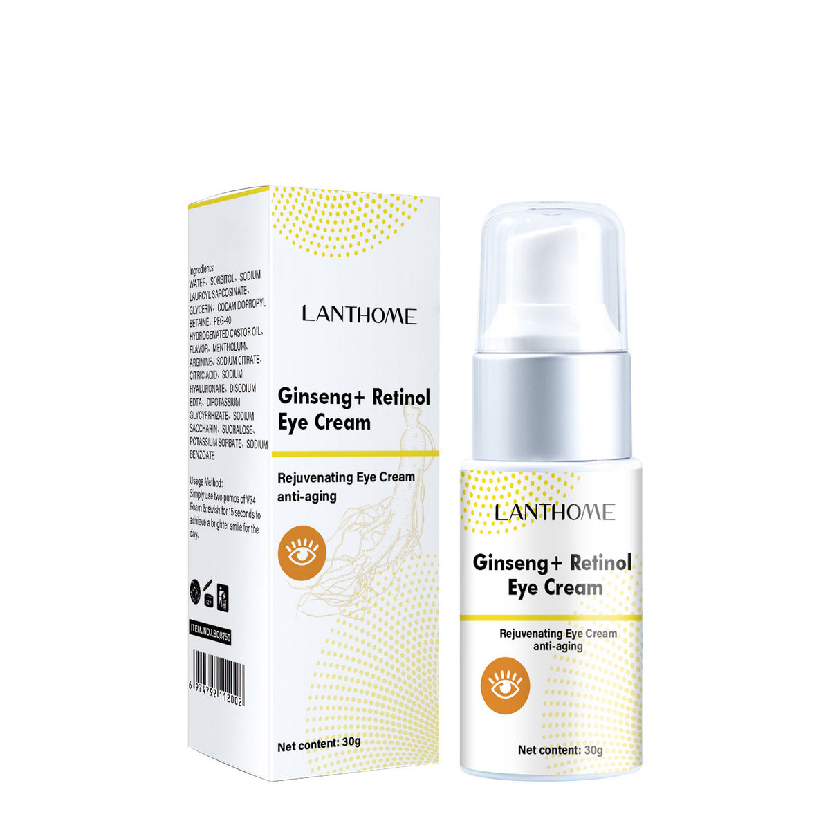 Lanthome Ginseng Retinol Eye Cream Eye Care