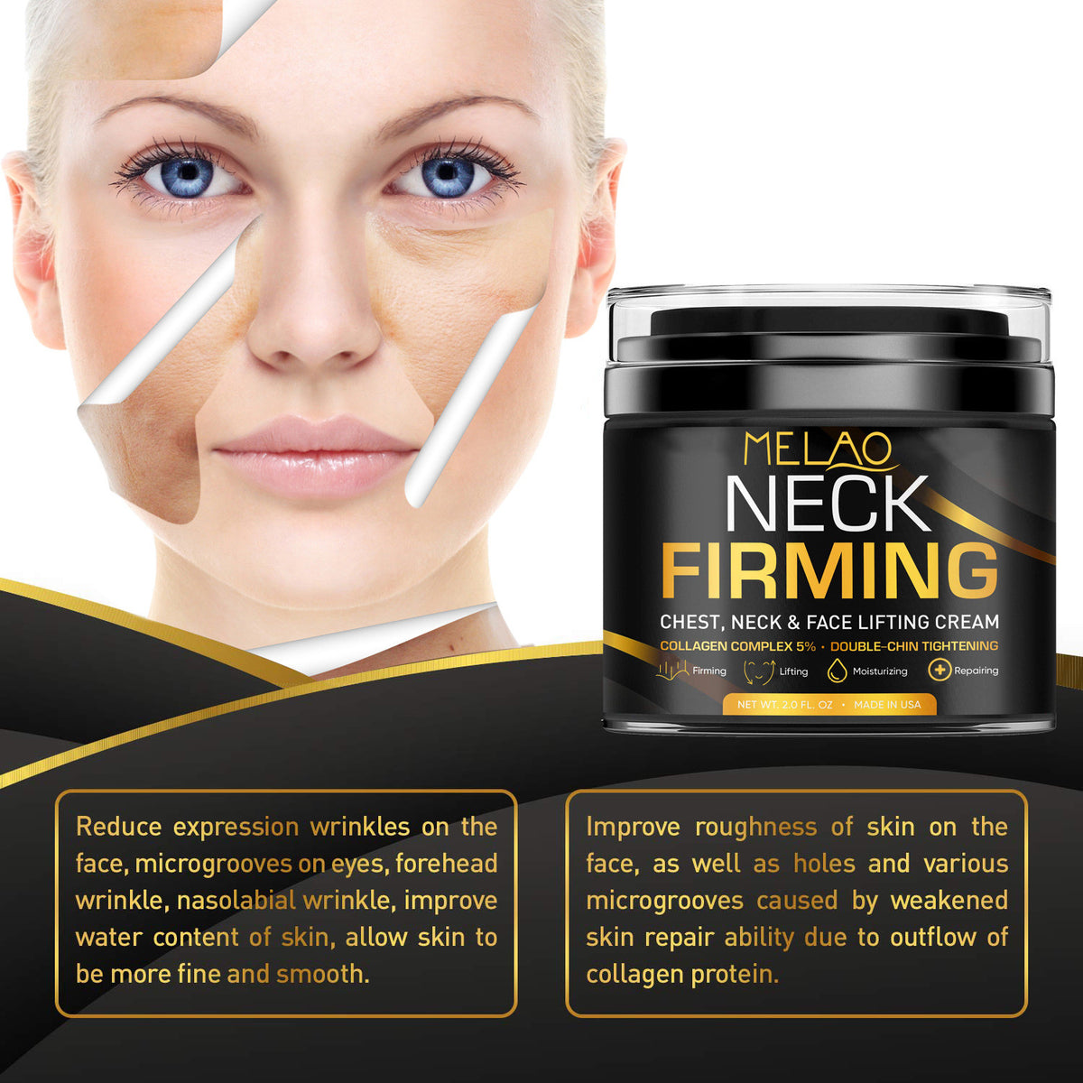 Melao Neck Firming Cream Hydrating Moisturizer