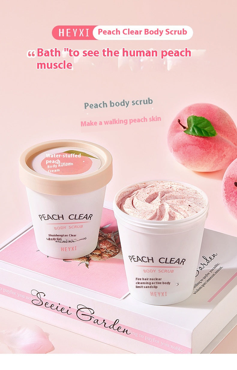 Heyxi Peach Moisturizing Body Scrub Cream