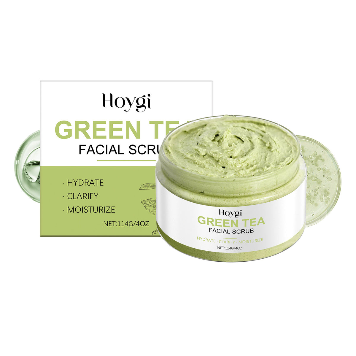 Hoygi Green Tea Facial Scrub Cream
