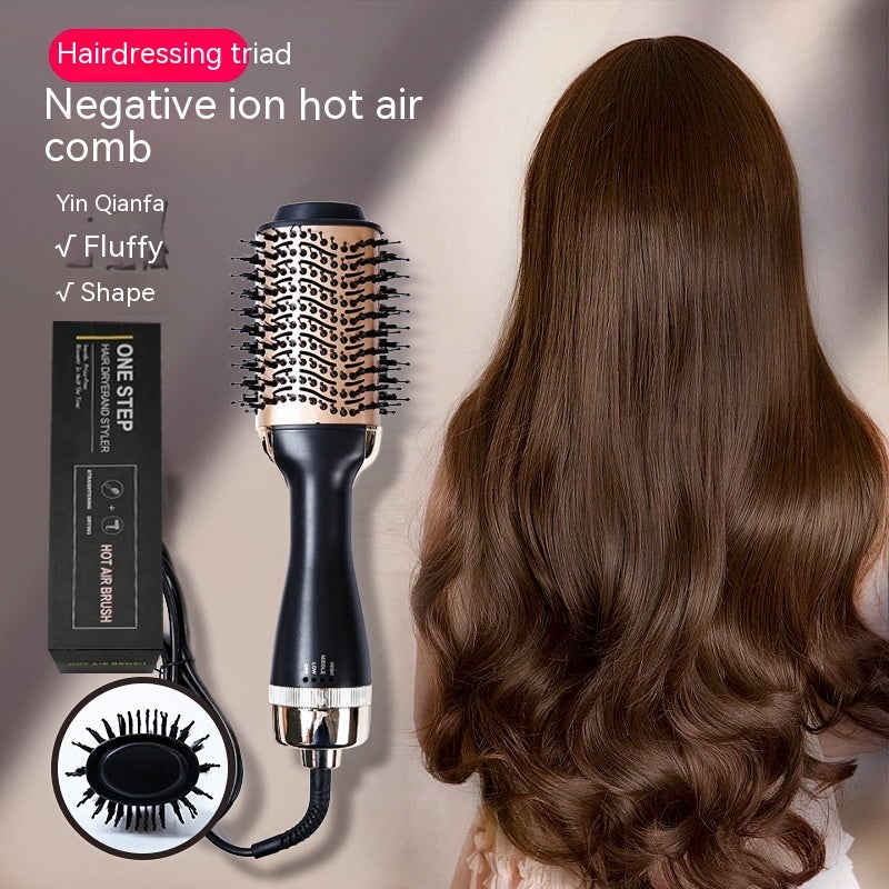 Anion One Step Hair Curler Multifunctional Straight Comb