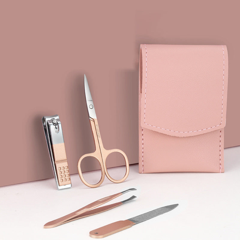 Nail Scissors Set Girls Cute Home Practical Portable Manicure Nail Clippers Tool