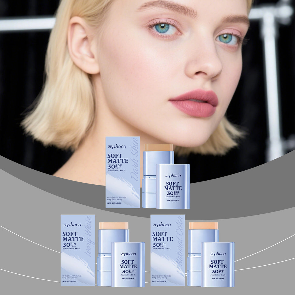 Zephoco 2-in-1 Soft-Focus Foundation Stick