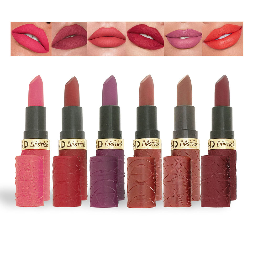 Mirsist 6-pack Matte Finish Lipstick Lasting