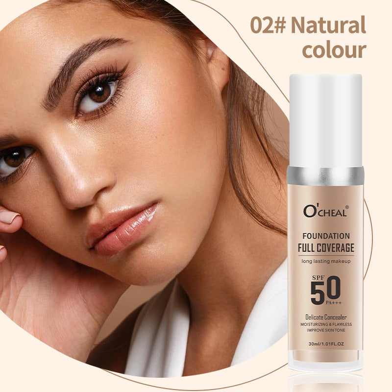 O'Cheal Temperature Change Liquid Foundation Moisturizing Concealer Long-lasting Clothes