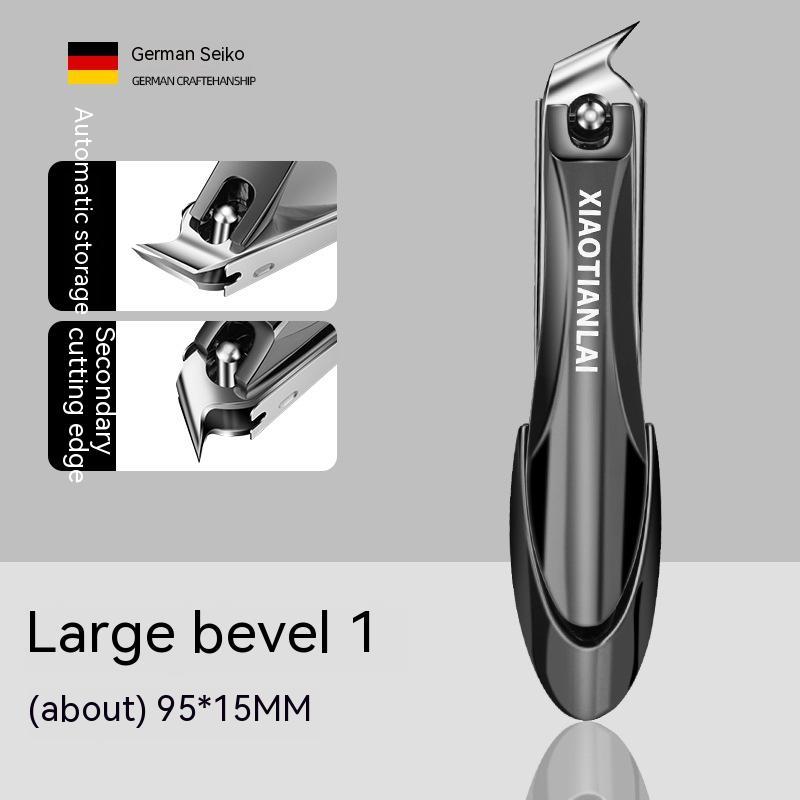 Xiaotianlia High-end Nail Scissors Single Nail Clippers Set Anti-splash Oblique Mouth Large Nail Clippers