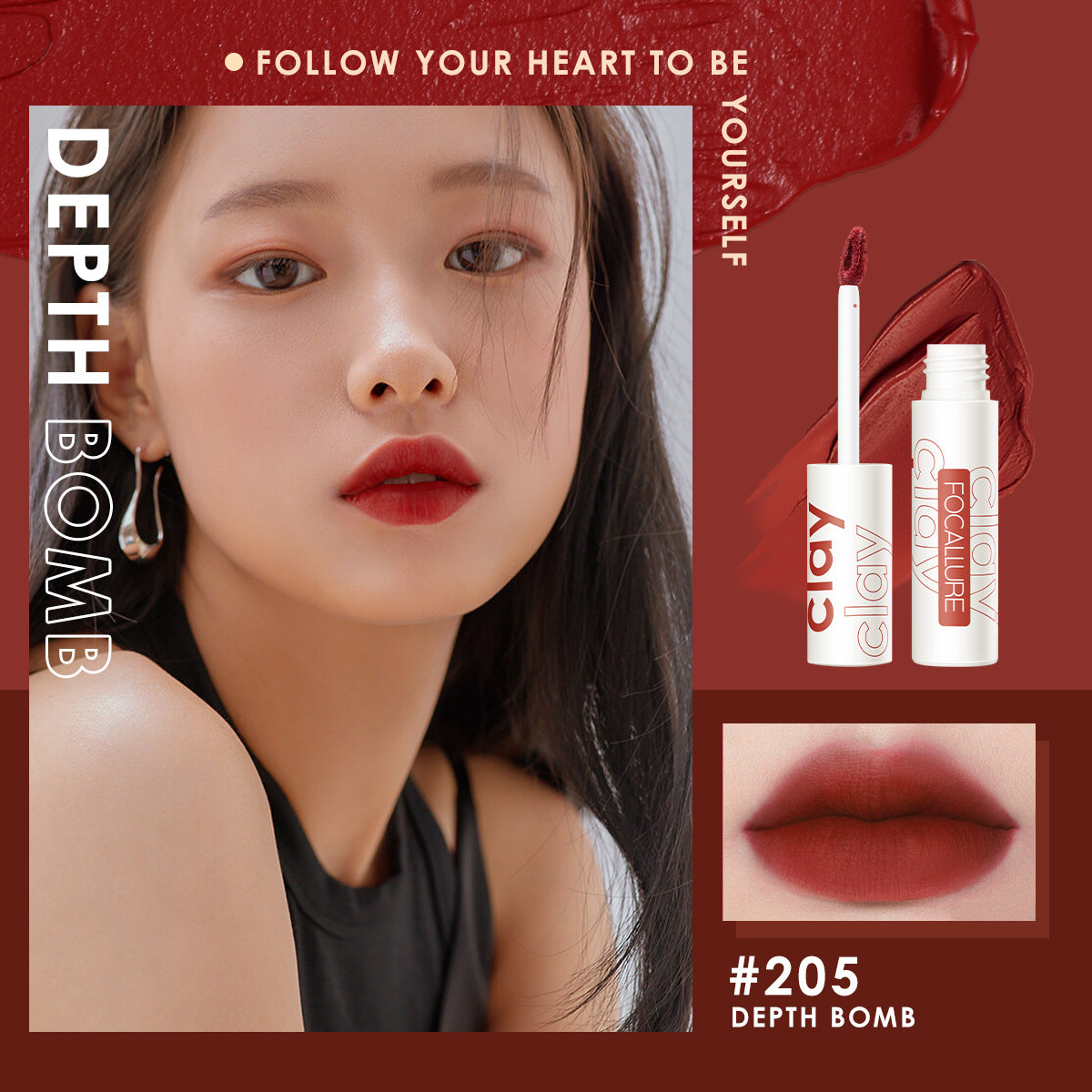 Focallure Long-lasting Easy To Color Matte Finish Lip Mud