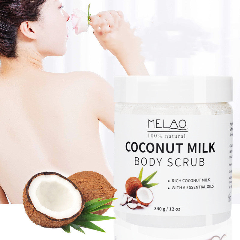 Melao Coconut Milk Cleansing Moisturizing Exfoliating Body Scrub Cream
