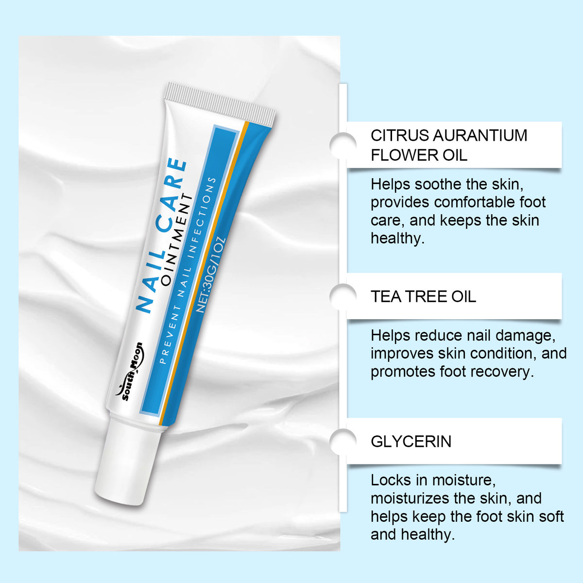 South Moon Gentle Cleaning Soft Nail Neck Cream
