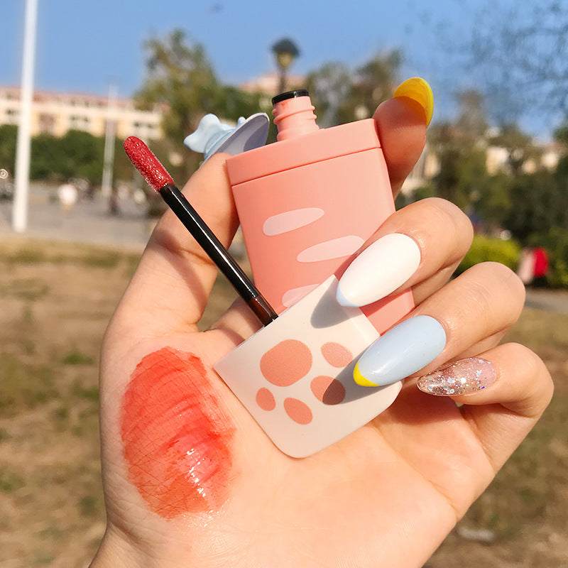 She Loves Long-lasting White Mirror Water Gloss Business Card Lip Glaze