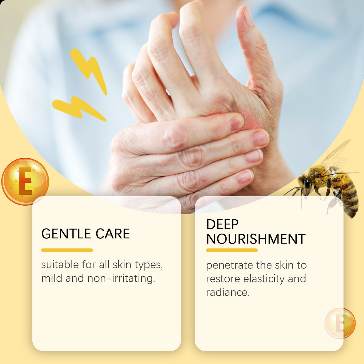 Houkea Body Neck Cream Knee Wrist Moisturizing
