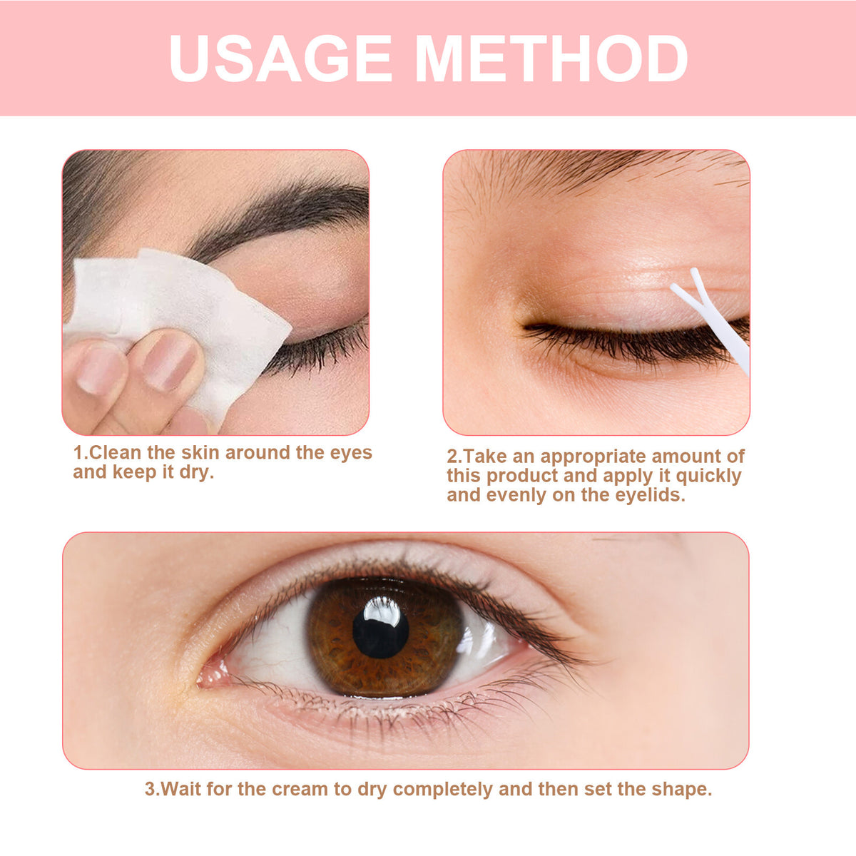 Eelhoe Women's Double Eyelid Double Eyelid Cream
