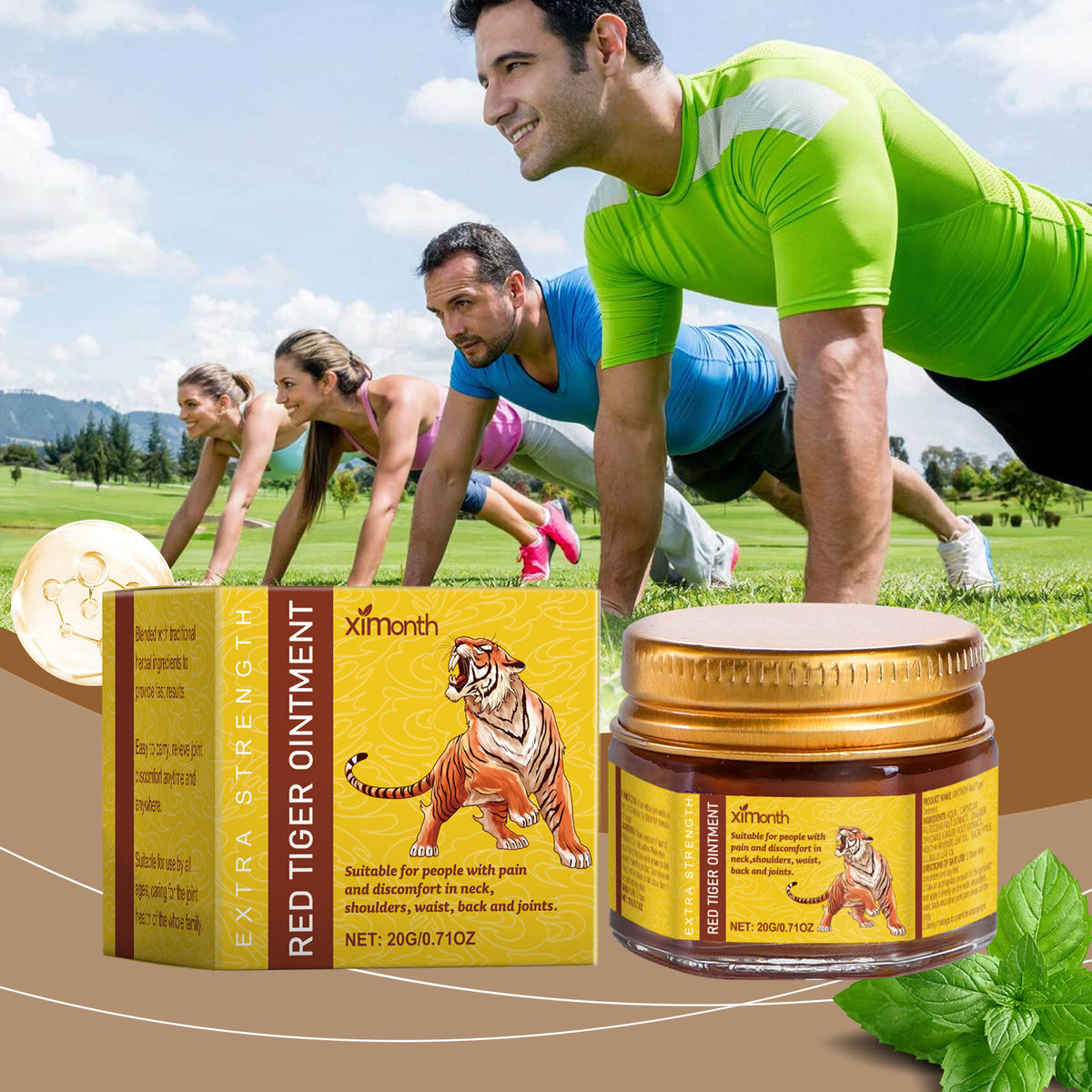 Ximonth Body Care Cream Muscle External Use