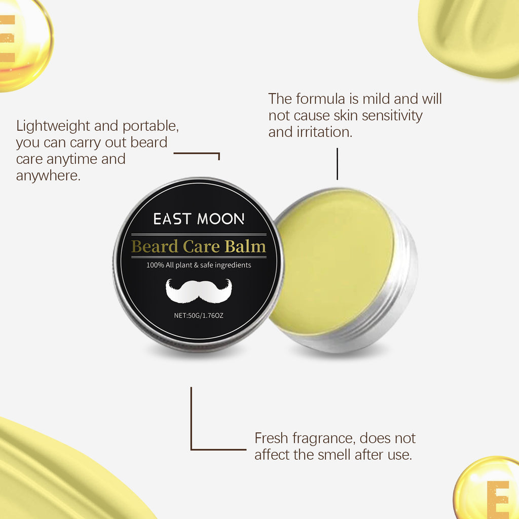 East Moon Men's Beard Care Cream Strong And Nourishing