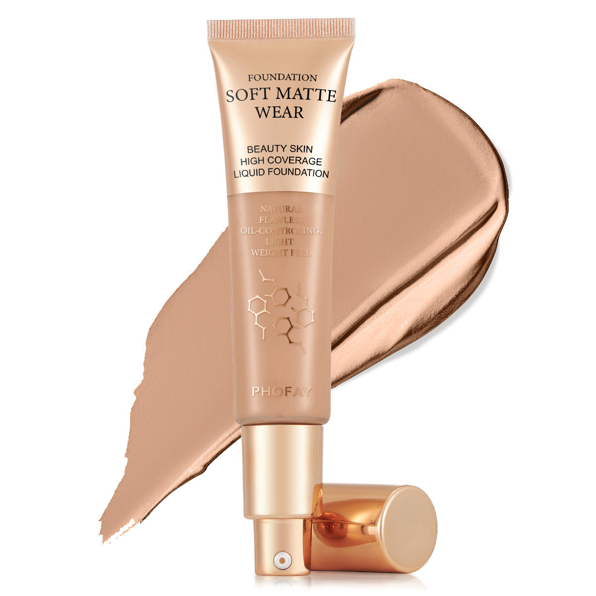 Phofay Long-lasting Concealer Foundation For Oily Skin That Doesn't Cake