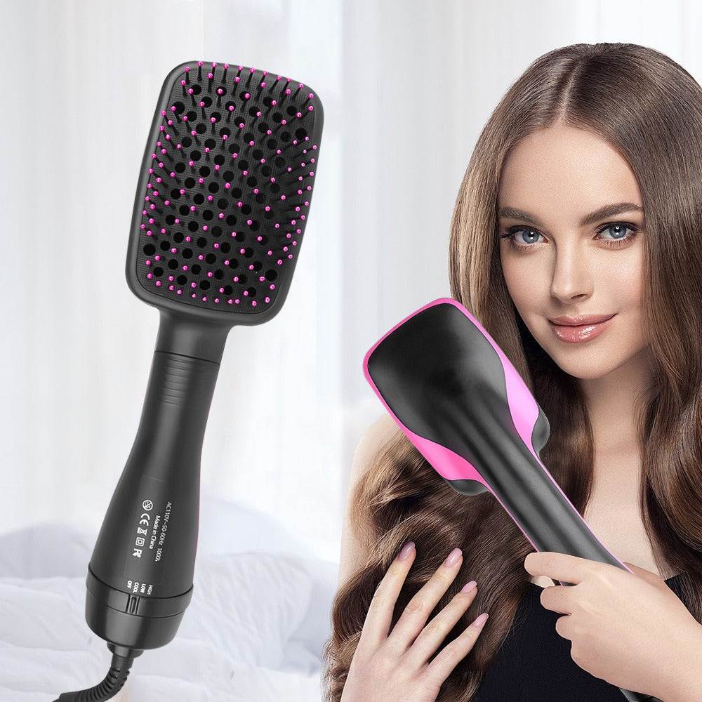 Two-in-one Hot Air Comb Multifunctional Hair Dryer, Hot-selling Dry And Wet Dual-use Lazy Curling Iron