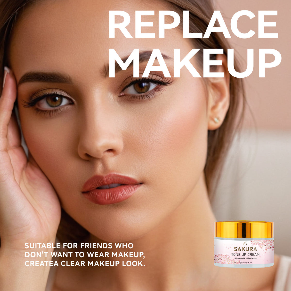 Sakura Tone up Cherry Blossom Brightening Cream Moisturizing