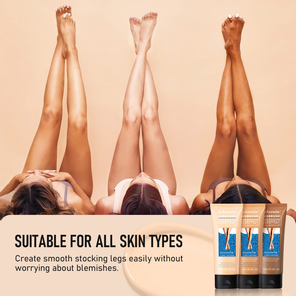 Lakerain Leg Liquid Foundation Concealer Uniform Wheat Color