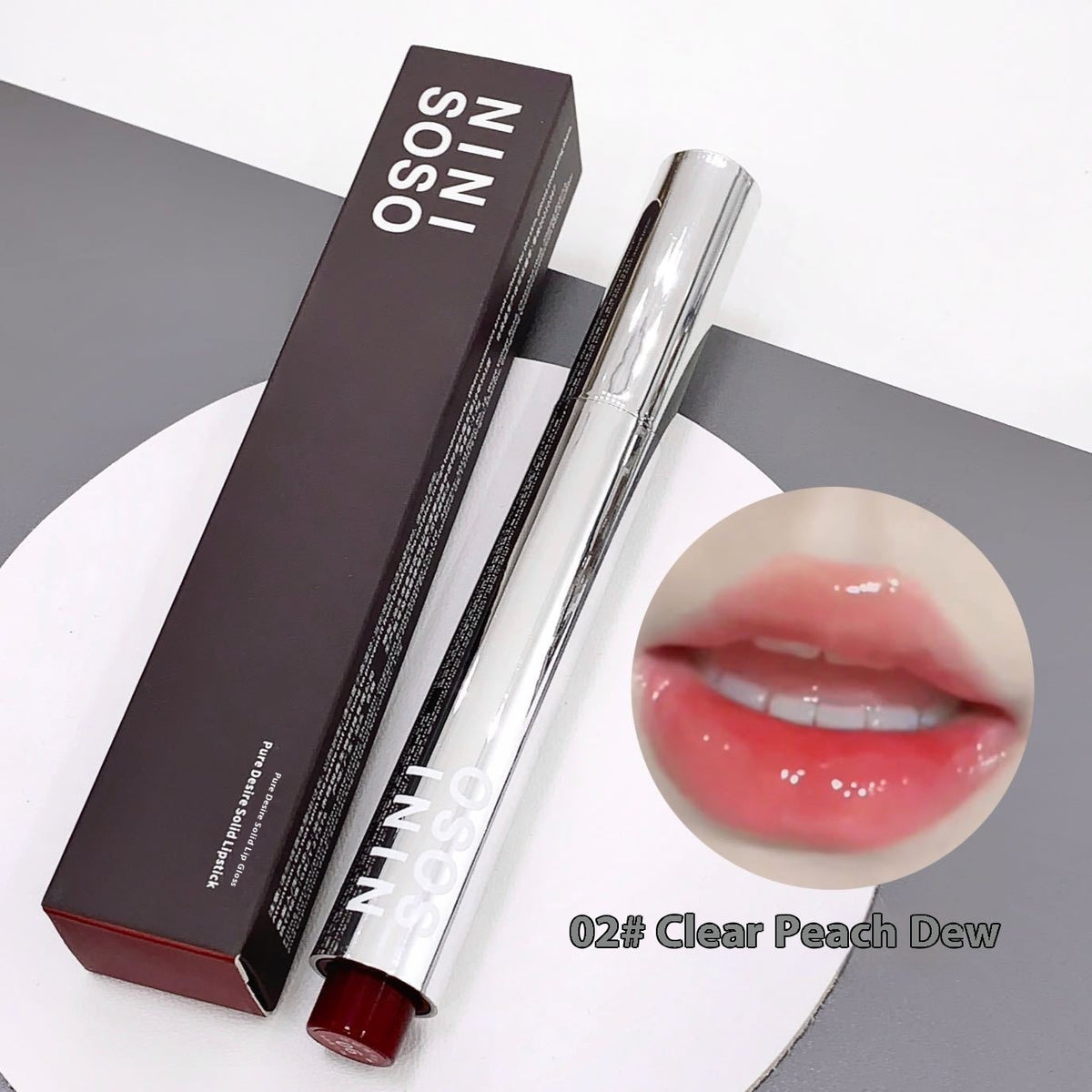 NINI SOSO Pure Color-fixing Lip Gloss Solid Lipstick