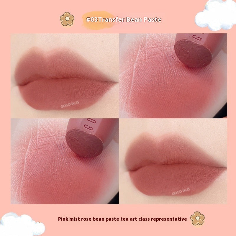 GoGo Tales Striped Tube Vintage Lipstick Velvet Matte