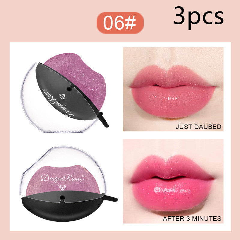 Dragon Ranee Lazy Lips Pearlescent Glitter Lipstick Is Not Easy To Fade, Warm And Moisturizing Lipstick