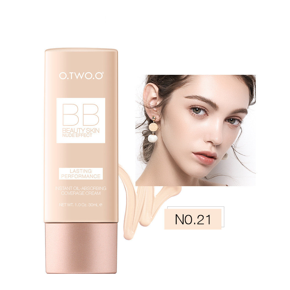 O.TWO.O Clear Hydrating Powder Bb Cream Waterproof Non-removal Foundation